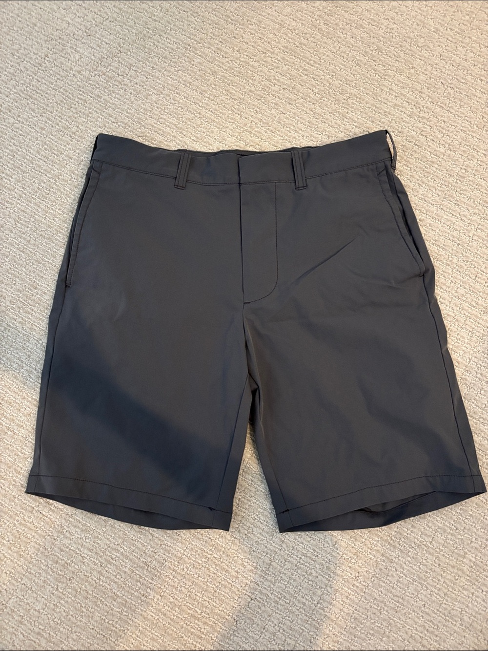 J. Crew Men's Dark Navy Flat-Front Performance Shorts size 29